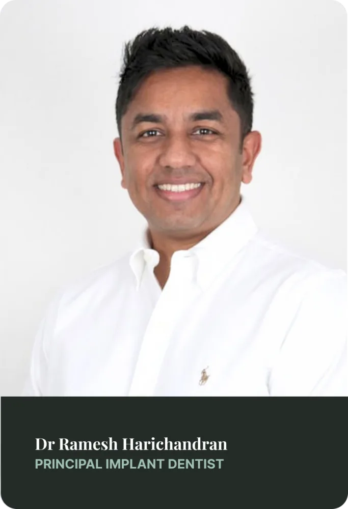 Dr Ramesh Harichandran, Principal Implant Dentist at Implant 360